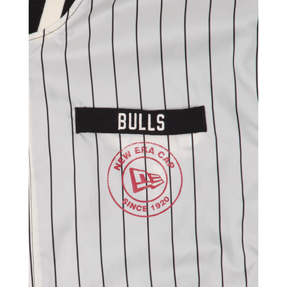 Black Chicago Bulls Alpha Industries X New Era Reversible MA-1 Bomber Jacket