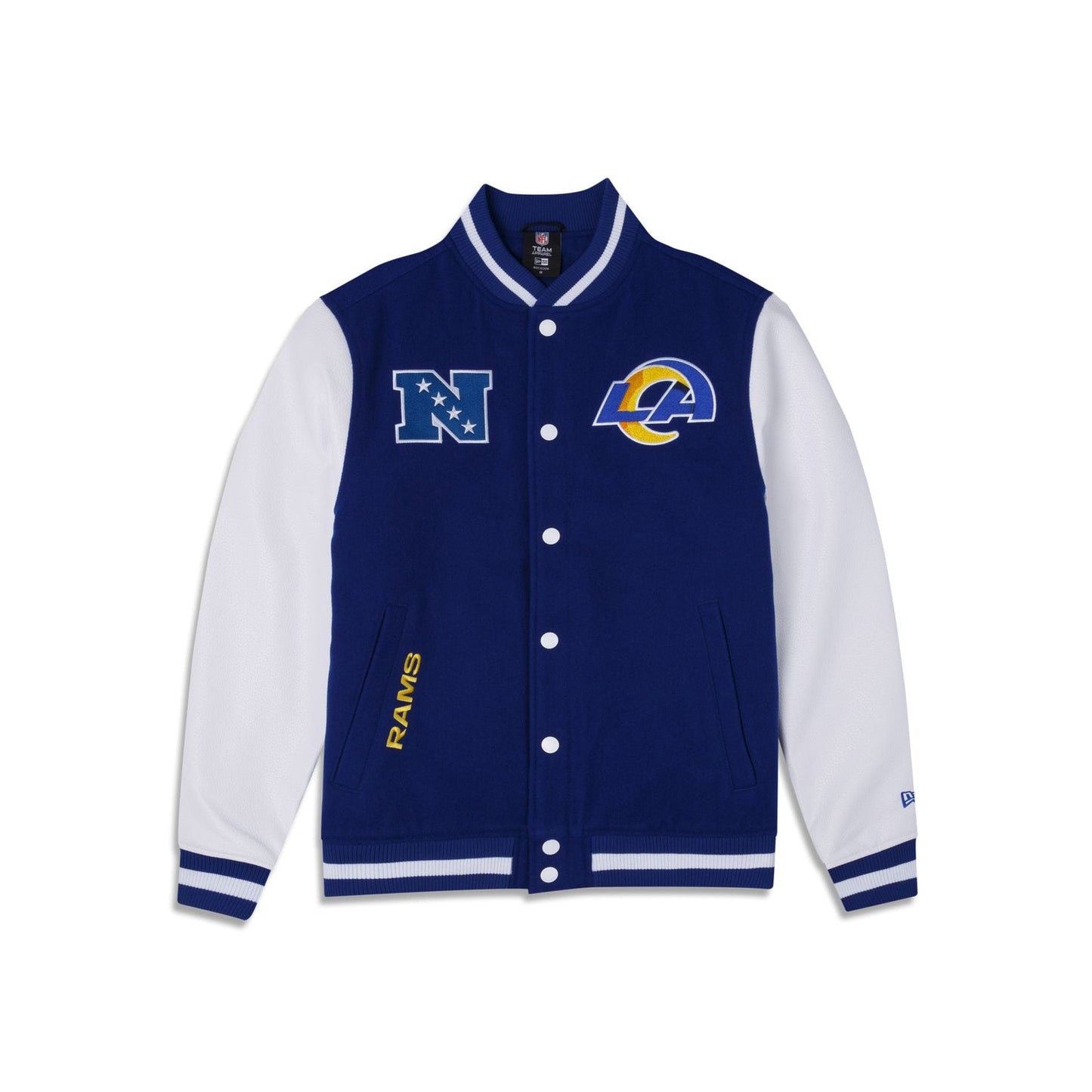 Royal Blue Los Angeles Rams New Era Wool Varsity Heavy Jacket