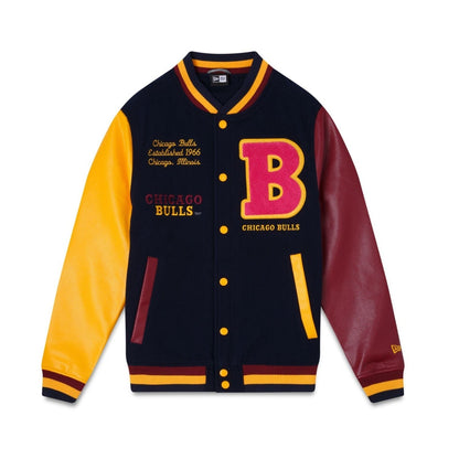 Color Pack Chicago Bulls New Era Wool Varsity Heavy Jacket
