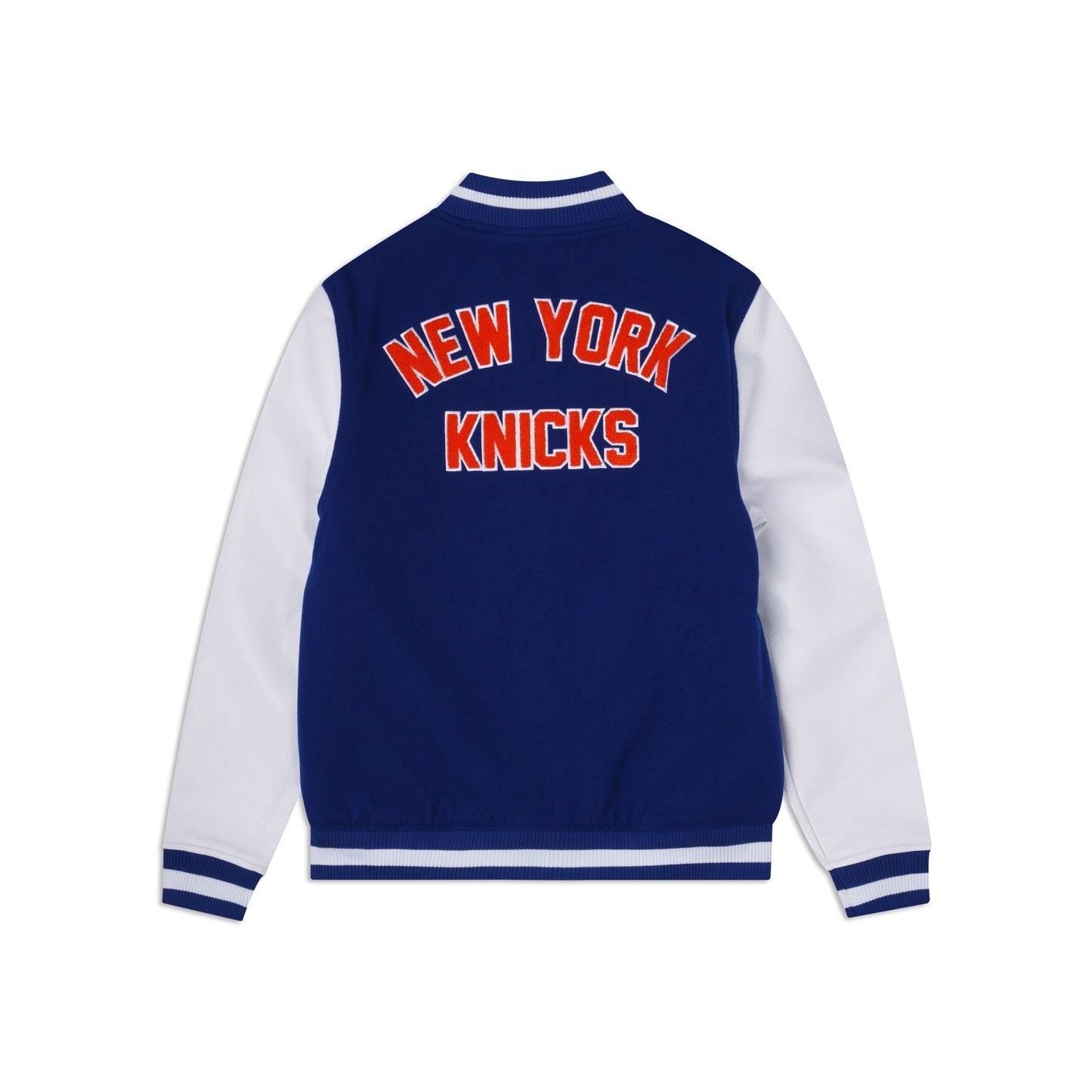 Royal Blue New York Knicks New Era Wool Varsity Heavy Jacket