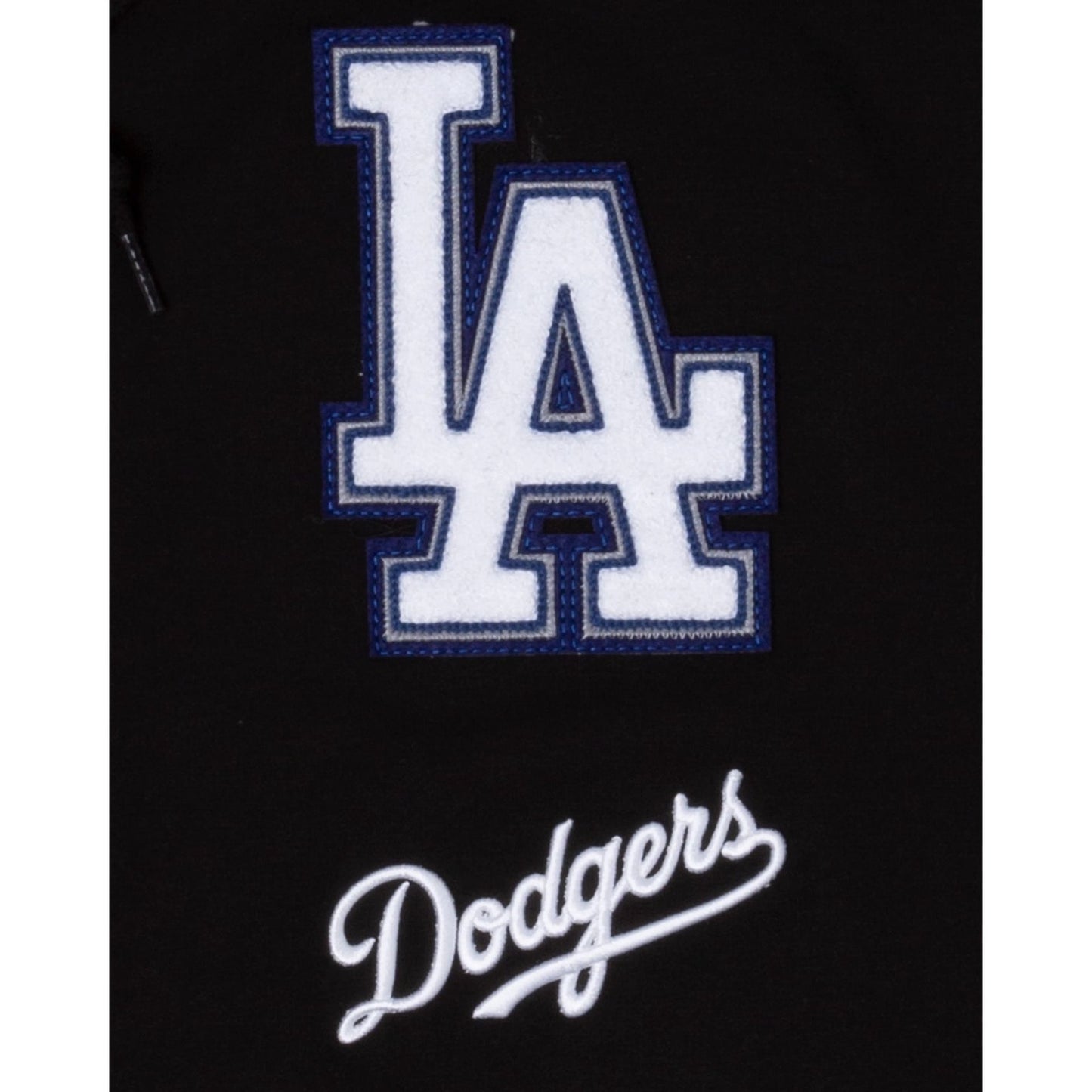 Black Los Angeles Dodgers Logo Select New Era Hoodie