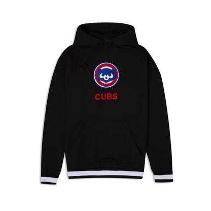 Black Chicago Cubs Logo Select New Era Hoodie