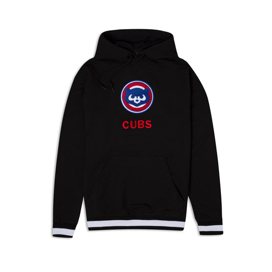 Black Chicago Cubs Logo Select New Era Hoodie
