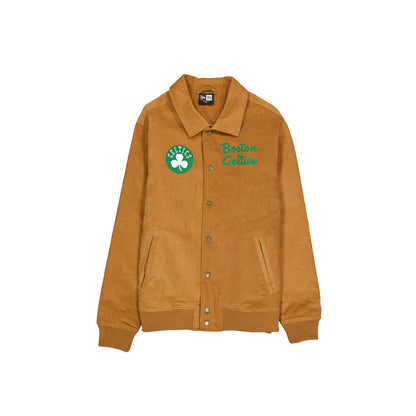 Tan Corduroy Boston Celtics New Era Jacket