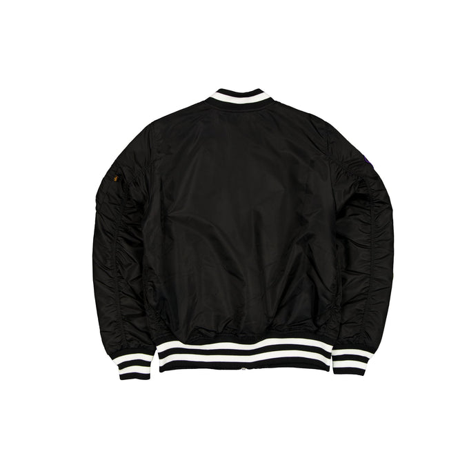 Black Chicago White Sox Alpha Industries MA-1 New Era Bomber Jacket