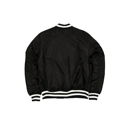 Black Chicago White Sox Alpha Industries MA-1 New Era Bomber Jacket
