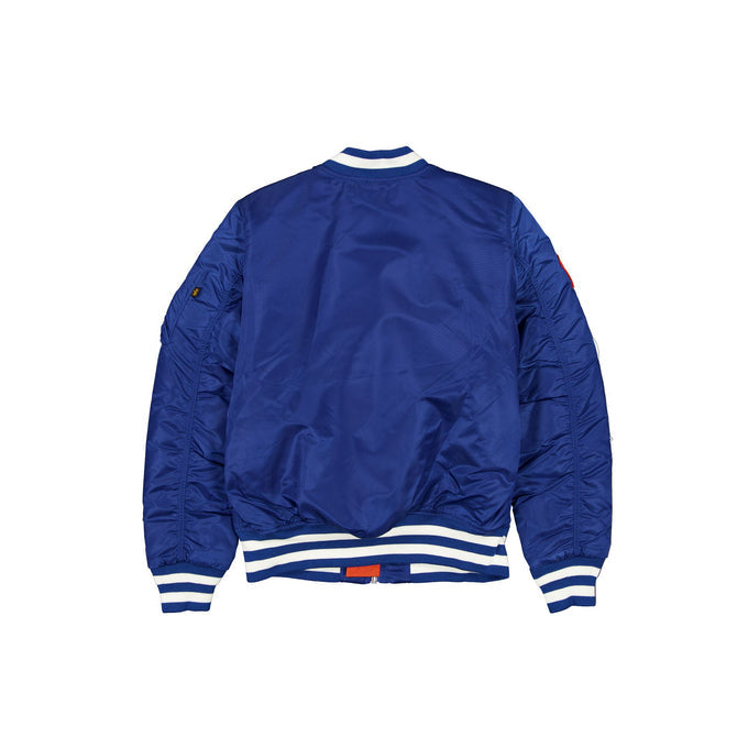 Royal Blue New York Mets Alpha Industries MA-1 New Era Bomber Jacket