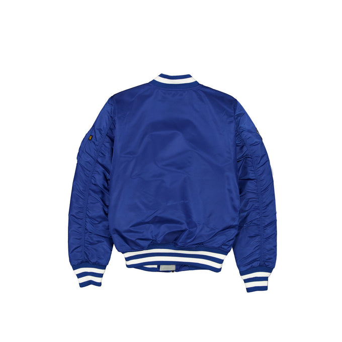 Royal Blue Los Angeles Dodgers Alpha Industries MA-1 New Era Bomber Jacket