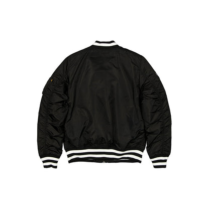 Black New York Yankees Alpha Industries MA-1 New Era Bomber Jacket