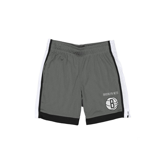 Gray Brooklyn Nets New Era Team Color Summer Shorts