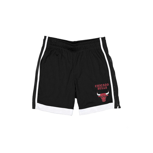 Black Chicago Bulls New Era Team Color Summer Shorts