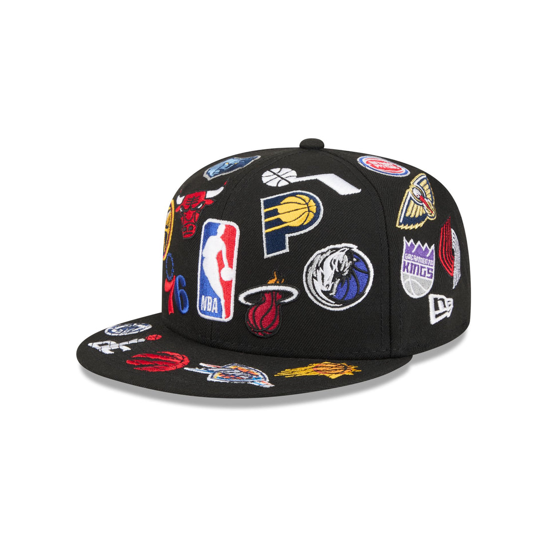 New Era NBA 'All Over' 59FITY Fitted Black