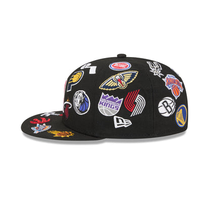New Era NBA 'All Over' 59FITY Fitted Black