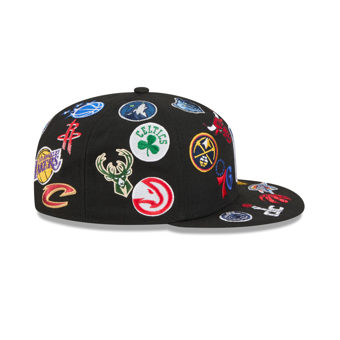 New Era NBA 'All Over' 59FITY Fitted Black