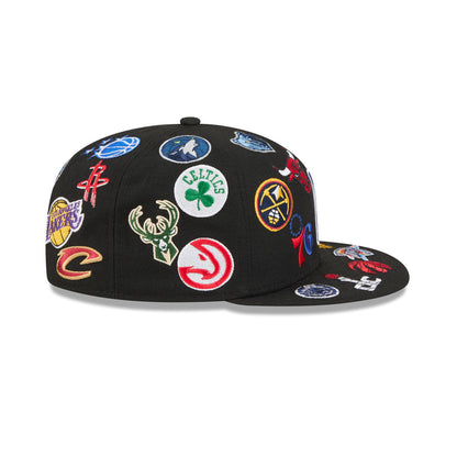 New Era NBA 'All Over' 59FITY Fitted Black