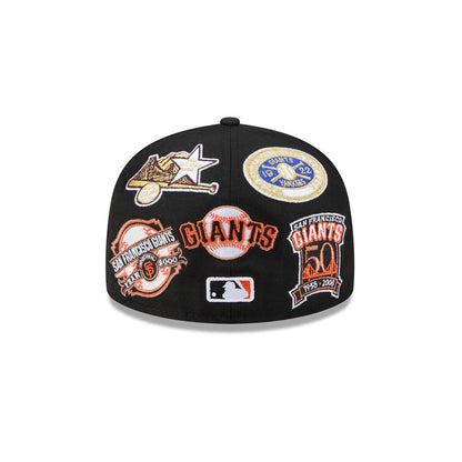 New Era San Francisco Giants 'All Over' 59FIFTY Fitted Black