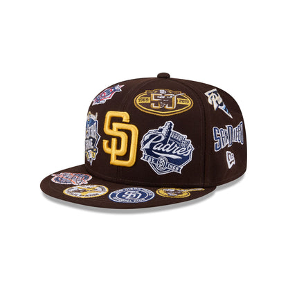 New Era San Diego Padres 'All Over' 59FIFTY Fitted Brown