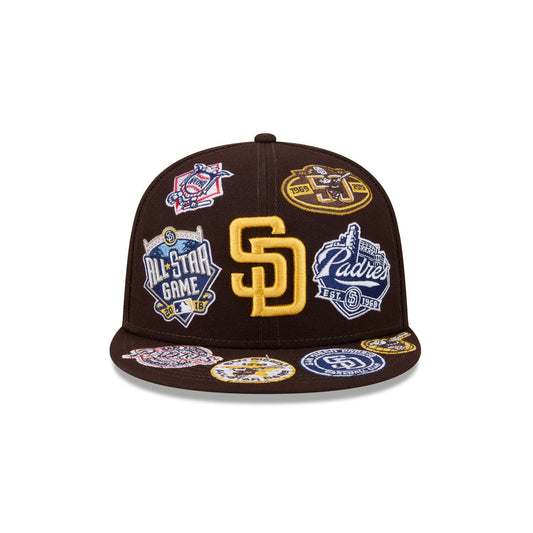 New Era San Diego Padres 'All Over' 59FIFTY Fitted Brown