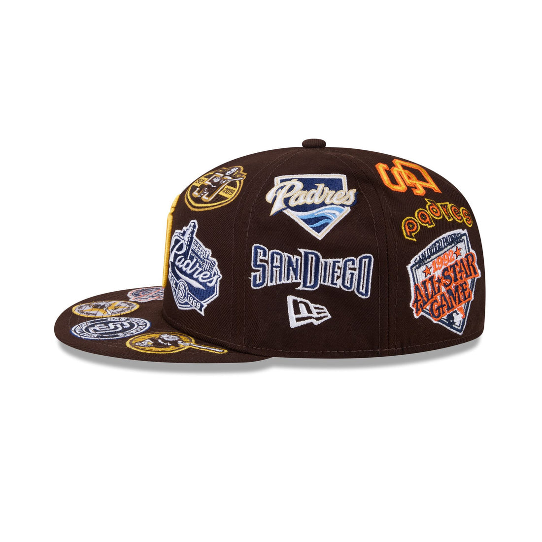 New Era San Diego Padres 'All Over' 59FIFTY Fitted Brown