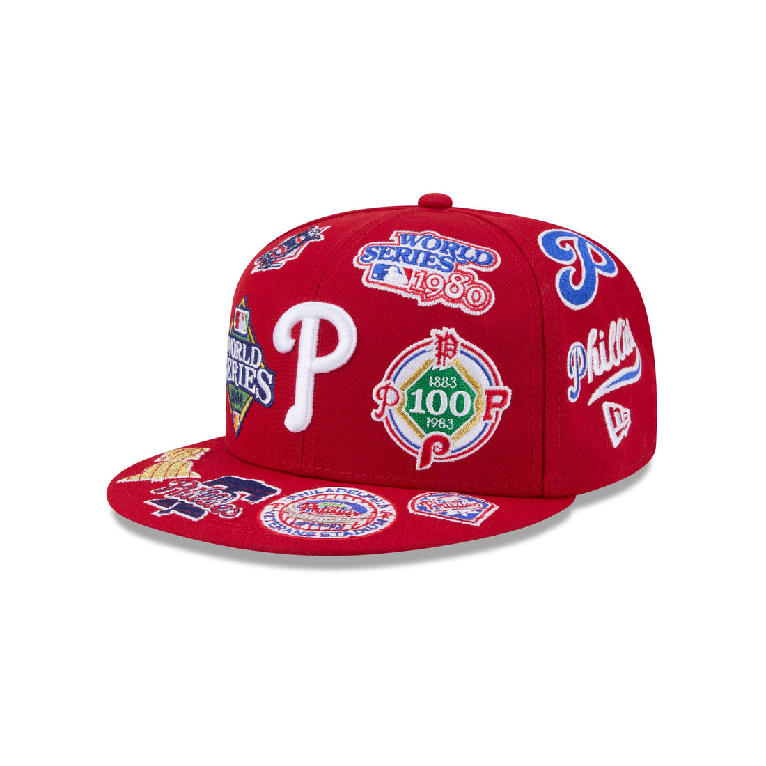 New Era Philadelphia Phillies 'All Over' 59FIFTY Fitted Red