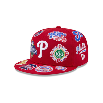 New Era Philadelphia Phillies 'All Over' 59FIFTY Fitted Red