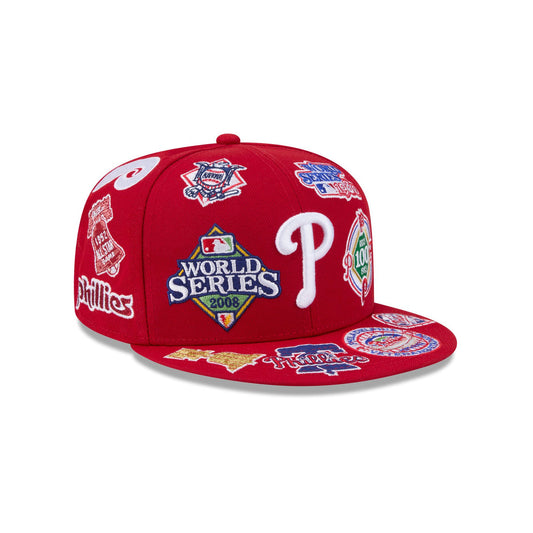 New Era Philadelphia Phillies 'All Over' 59FIFTY Fitted Red