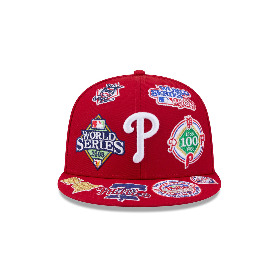 New Era Philadelphia Phillies 'All Over' 59FIFTY Fitted Red