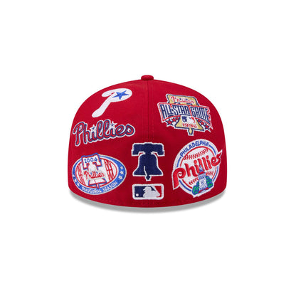 New Era Philadelphia Phillies 'All Over' 59FIFTY Fitted Red
