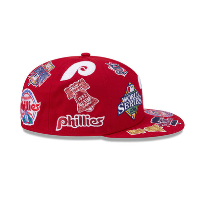New Era Philadelphia Phillies 'All Over' 59FIFTY Fitted Red