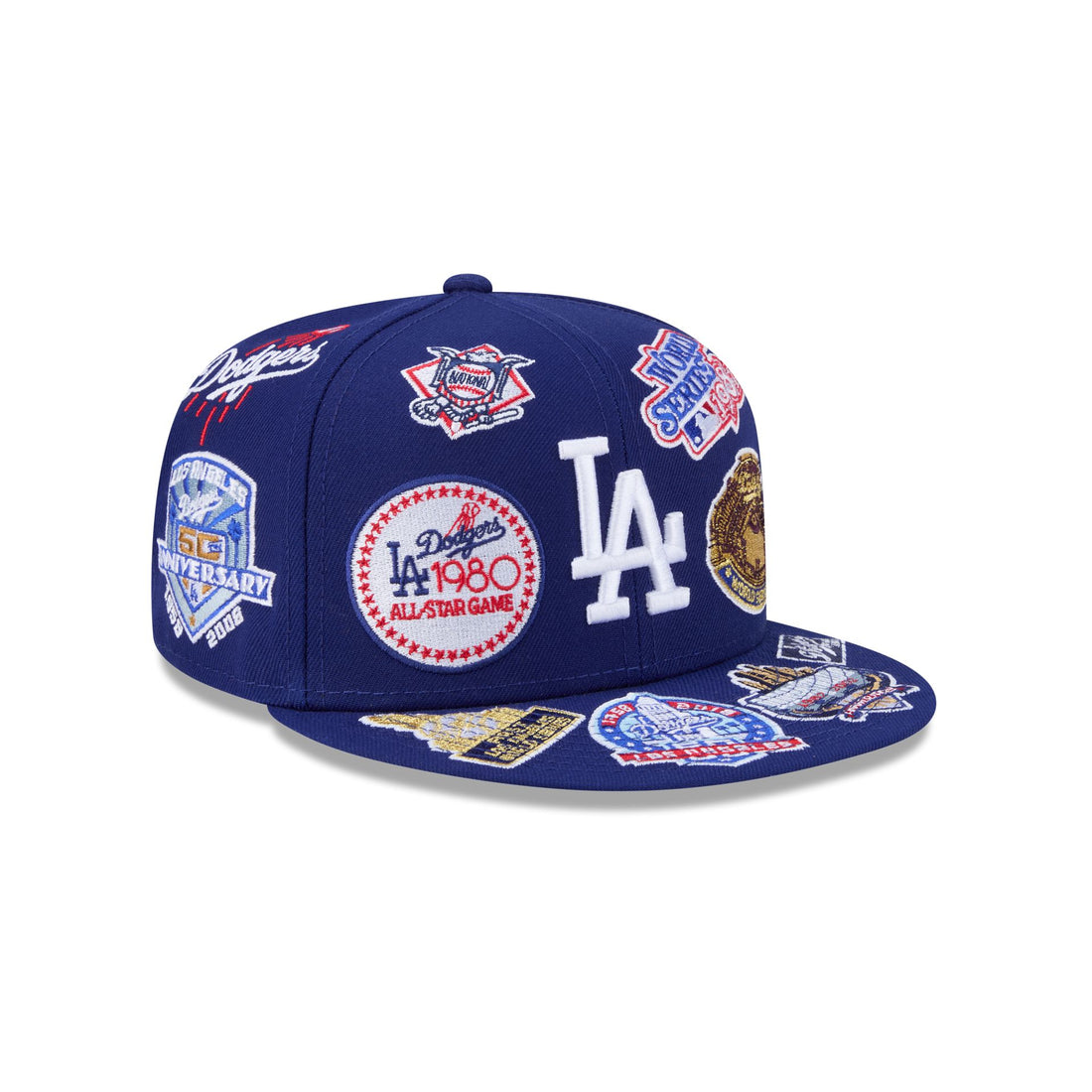 New Era San Los Angeles Dodgers 'All Over' 59FIFTY Fitted Royal Blue
