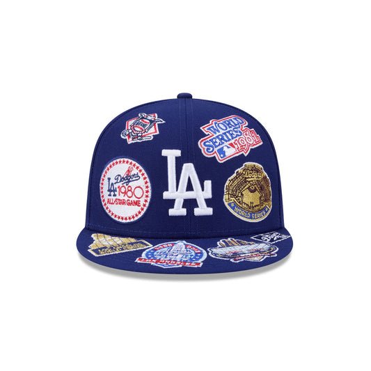 New Era San Los Angeles Dodgers 'All Over' 59FIFTY Fitted Royal Blue