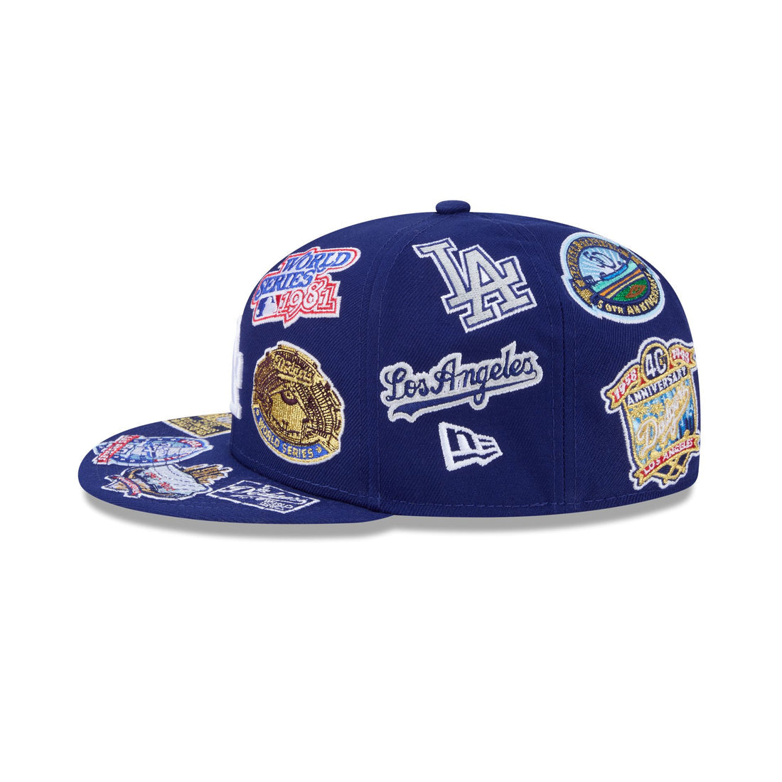 New Era San Los Angeles Dodgers 'All Over' 59FIFTY Fitted Royal Blue