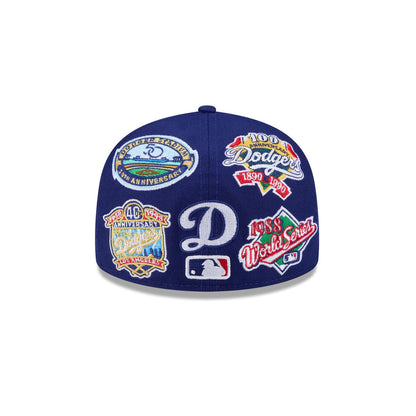 New Era San Los Angeles Dodgers 'All Over' 59FIFTY Fitted Royal Blue