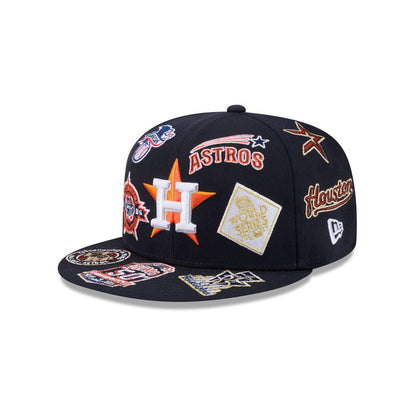 New Era Houston Astros 'All Over' 59FIFTY Fitted Navy Blue