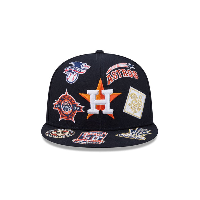 New Era Houston Astros 'All Over' 59FIFTY Fitted Navy Blue