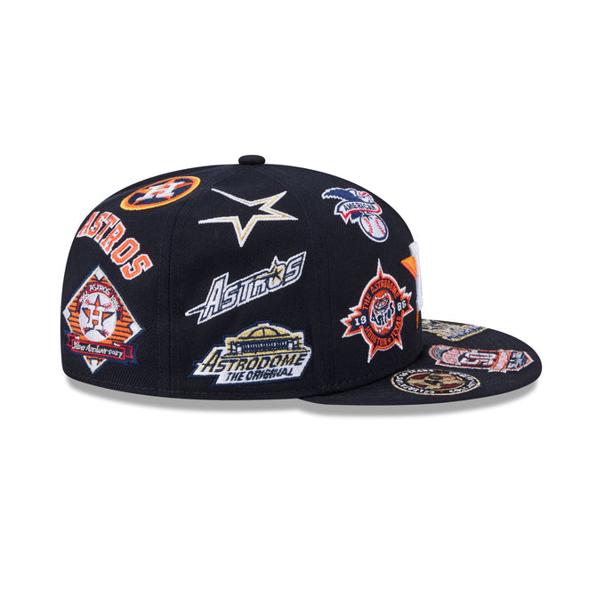 New Era Houston Astros 'All Over' 59FIFTY Fitted Navy Blue