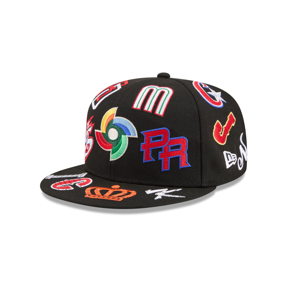 New Era World Baseball Classic 'All Over' 59FIFTY Fitted Black