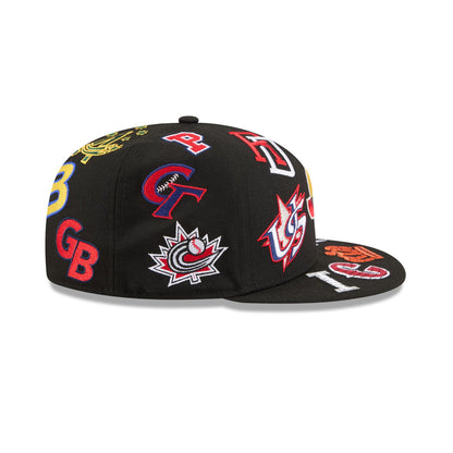 New Era World Baseball Classic 'All Over' 59FIFTY Fitted Black