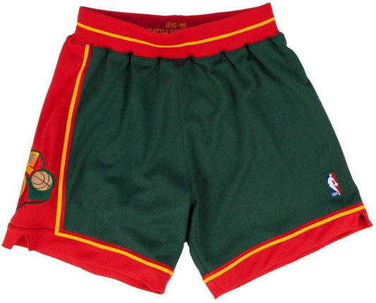 1995-96 Seattle SuperSonics Mitchell & Ness NBA Men's Authentic NBA Shorts