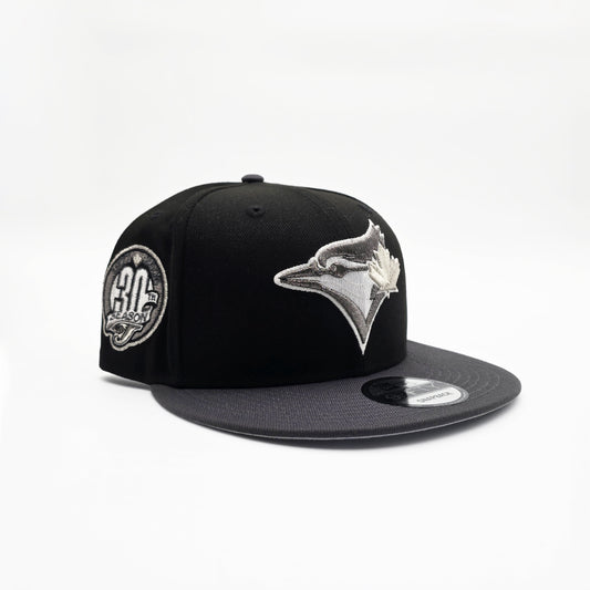 New Era Toronto Blue Jays '30th Season' 9FIFTY Snapback Black/Dark Gray