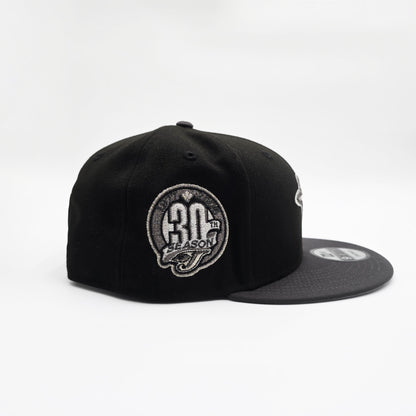 New Era Toronto Blue Jays '30th Season' 9FIFTY Snapback Black/Dark Gray