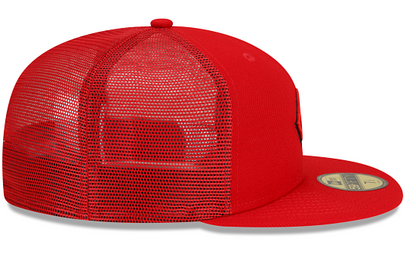 Red Mesh Cincinnati Reds Gray Bottom New Era 59FIFTY Fitted