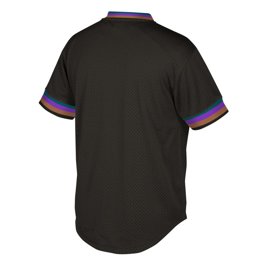 Arizona Diamondbacks Mitchell & Ness Mesh V-Neck Black Jersey