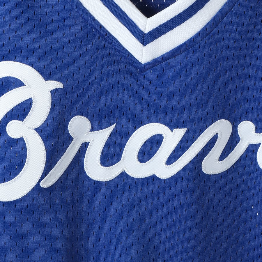 Atlanta Braves Dale Murphy Mitchell & Ness Royal Cooperstown Mesh Batting Practice Jersey