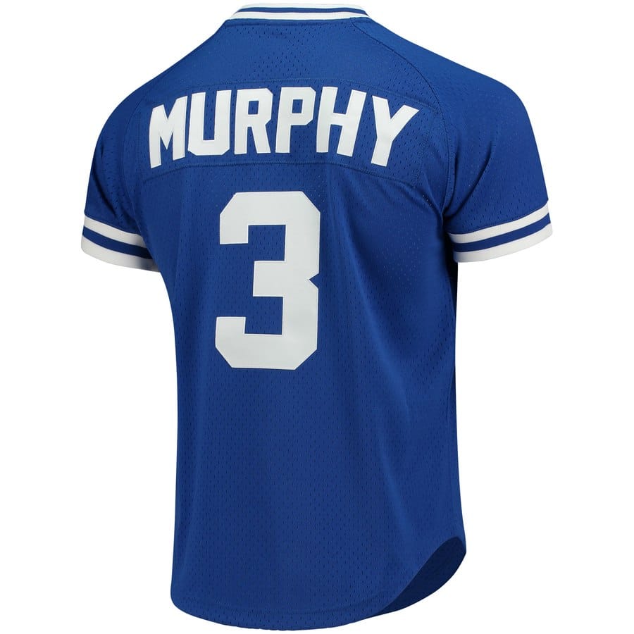 Atlanta Braves Dale Murphy Mitchell & Ness Royal Cooperstown Mesh Batting Practice Jersey