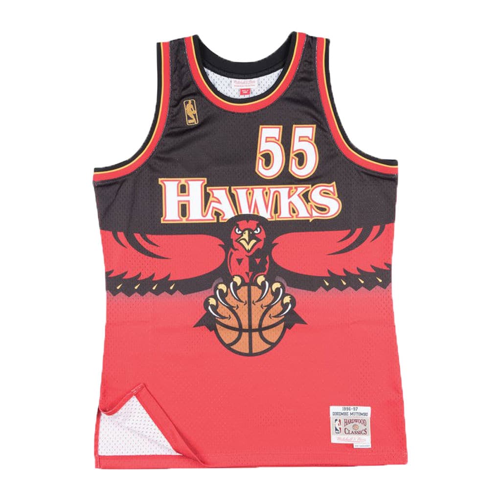 Atlanta Hawks Dikembe Mutombo Mitchell & Ness NBA Men's Hardwood Classic Swingman Jersey
