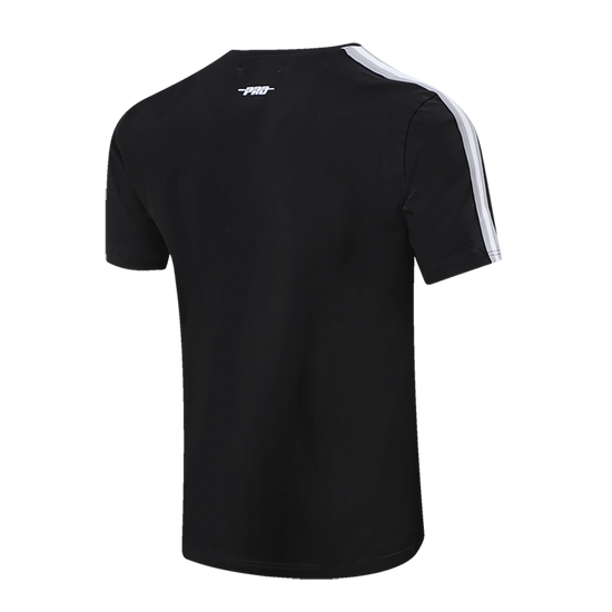 Black Brooklyn Nets Retro Classic SJ Striped T-Shirt