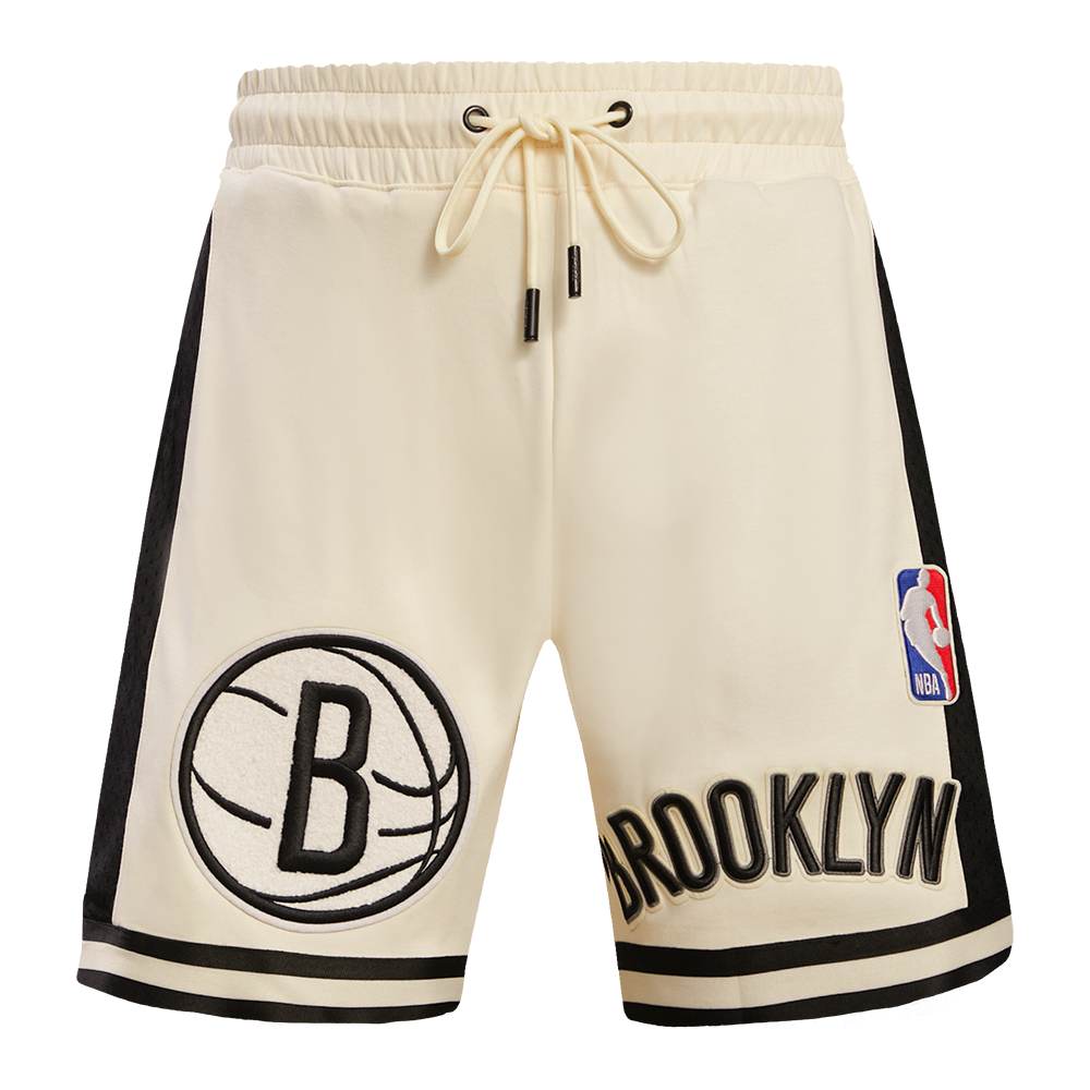 Off White Brooklyn Nets Pro Standard Retro Classic DK 2.0 Shorts
