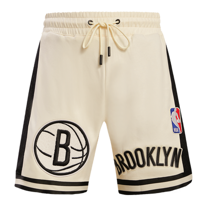 Off White Brooklyn Nets Pro Standard Retro Classic DK 2.0 Shorts