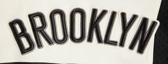 Off White Brooklyn Nets Pro Standard Retro Classic DK 2.0 Shorts